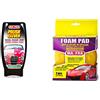 Ma-Fra 1457314 Polish Clever Cera e Polish - Tradizionale, 250ml & A0094, Foam, Pad in Spugna per Dressing, Polish, Cere e sigillanti