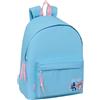 safta STITCH HAPPY - Day Pack per bambini, zaino per bambini, qualità e massima resistenza, comodo e versatile, 33 x 15 x 42 cm, azzurro, M, Casual