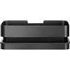blomus - Cestino doccia Nexio, pratico supporto per la doccia, ampia fascia elastica interna, 25 x 12 cm, colore nero (66330)