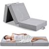EGOHOME Materasso pieghevole 80 x 195 cm, materasso per ospiti pieghevole, altezza 15 cm, con custodia