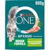 Purina One Bifensis Indoor Formula Crocchette Gatti Tacchino e Cereali 800g