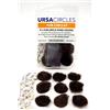 URSA Straps URSA Cerchi in pelliccia - Mini paraventi per microfoni lavalier/bastone. Riducono il rumore del vento e il fruscio dei vestiti. Compatibili con Sennheiser, RODE, Sanken, Tascam e altri (9 cerchi + 30