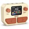 LEKATO Pedale Effetti per Chitarra Basso Processore Multieffetto 10 Moduli Effetto, 99 Preset, 30 Modelli di Amplificatori/Cabinet, Interfaccia Audio USB con OTG e Bluetooth, Display LCD da 2, Bianco