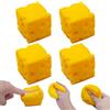 Crunier Set di 4 Taba Squishy Toy 5cm,Simpatico Fidget Sensoriale | Antistress Taba Squishy,per adulti, bomboniera, regalo di Natale