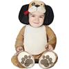 FIESTAS GUIRCA | Costume di Cucciolo per Bambini (18-24 Mesi) - Cappuccio, Tuta e Piedini - Costumi da Animali per Halloween, Carnevale e Feste in Maschera - Ideale per Bebè Unisex - Marrone