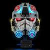 GEAMENT Set di Luci LED Compatibile Con LEGO Casco pilota di AT-AT (Driver Helmet) 75429 (Modello di mattoncini non incluso)