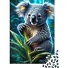 XyZpTqRwLmN Koala Animale Puzzle 1000 Pezzi Carta per Adulti Scenario Naturale Foresta Gioco di Puzzle 1000 Pezzi Puzzle per Famiglia Relax Decorazione Regalo 38x26cm/1000pcs