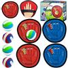 YGVQN Palla con Velcro Giochi all'Aperto per Bambini 3-10 Anni, 4 Racchette e 4 Palle Precinibili, Gioco da Esterno per Giardino, Spiaggia, Parco, Sviluppare Coordinazione e Abilità Motorie
