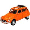 Generic Welly 43859 - Modellino di auto compatibile con Citroen Dyane Cabrio, colore: arancione, circa 1/34-1/39, in metallo