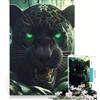 JIANGENNF Puzzle per adulti da 1000 pezzi, caccia al giaguaro nero, gioco impossibile, attività divertenti da fare in casa, regali di Natale e compleanno 38x26cm