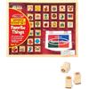 Melissa & Doug Timbrini per Bambini I Set Stampi I Lavoretti Creativi| Timbri I Inchiostro Lavabile I Regalo per Bambina e Bambino 3 4 5 6 Ann