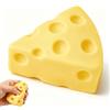 Huahuanghui Cheese Squishy Triangle Shapes Giocattoli Sensorial,Squishy Formaggio | 7cm Giocattolo Antistress Cubetti Morbidi Formaggios Realistico Palline Antistress Giocattoli Sensoriali