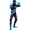 Spooktacular Creations Ragazzi Spaventosi Costume di Halloween per Bambini Zalgo Slenderman Rake Body Skinsuit Ragazzi Ragazze Halloween Dress up Party
