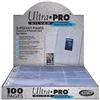 Ultra Pro Ultra-Pro 6994 Fogli 9 Tasche 11 Buchi, Argento, 100 Pezzi