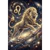 GPMNBCXZK Zodiaco Leone Puzzle 1000 Pezzi, Gioco Rilassante per Famiglia