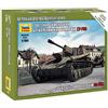 Zvezda ZS6239 Carro Armato 1:100 Su-76 M Russo Self Propelled Gun