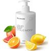 DELAMARK Eco Sapone Liquido Mani Agrumi 500 ml - detergenza delicata, pH fisiologico, ricarica, formula naturale, vegano