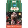 PME Cake Kit Decorazione Babbo Natale per Cioccolata Calda | 6 Marshmallow Babbi Natale e 3 Bustine di Confettini Festivi | Set Natalizio per Bevande Calde Invernali (260g)