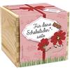 Feel Green - WE CREATE NATURE ecobox, Fiore Lato Cioccolato Piante dalla Scatola di Legno, 11 x 11 x 10 cm, Made in Austria, Idea Regalo sostenibile, Set, Grow Your Own-Kit per la Coltivazione