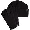 adidas Unisex - Bambini e Ragazzi Glove Beanie Pack Kids Hat, Black/White, XXS-XS