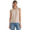Cecil Top con Scollo a Barca e Dettagli in Pizzo, Beige Perla, XXL