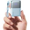 INIU Mini Power Bank, 45W 10000mAh Ricarica Rapida Powerbank, PD3.0 QC4.0 USB C Input & Output Caricatore Portatile per iPhone 17 16 15 14 13 Pro Max, Samsung S22, Azzurro Chiaro