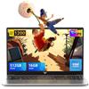 Tivique Computer portatile FHD da 15,6 pollici, processore N97 fino a 3,6 GHz, 8 GB di RAM, SSD M.2 da 256 GB, laptop aziendali da 15,6 pollici, supporta Wi-Fi 5, BT 5.0, 3 × USB 3.2, due altoparlanti