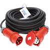 KALLE DAS KABEL Cavo di prolunga CEE gomma H07RN-F 5 G 6,0 mm² 400 V 32 a von Kalle il cavo
