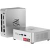 AWOW Mini PC Win 11 Pro AMD Ryzen 5 7430U (6 core, fino a 4,3 GHz), 16 GB DDR4, 512 GB SSD PCIe 3.0, grafica Radeon, display 4K 1000M LAN, WiFi 6, BT 5.2