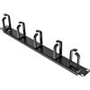 StarTech.com Pannello Gestione Cavi 1U 19 per Rack con Anelli Guida in Metallo