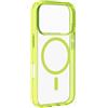 cellularline - Iconic Mag - Custodia trasparente iphone 17 Pro - Bordi Colorati - Ring magnetico colorato - Compatibile con ecosistema Magsafe