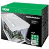 Newa Acquario Newa Mirabello per Pesci Rossi Tropicali 40 Litri Completo di Luce a Led Filtro e riscaldatore (Bianco)