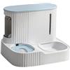Generico Alimentatore e Abbeveratoio Automatici per Gatti | 2 In 1 Alimentatore D'Acqua Per Animali Domestici - 3L Erogatore Automatico Di Cibo Per Gatti Smontabile - Per Cuccioli Cani Alimentazione