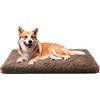 MDDK DY Cuccia Cane Interno Taglia 100 x 60 cm Lavabile, Morbida per Cani Grandi | Schiuma bugnata 10 cm, Peluche morbida, Lavabile in lavatrice, Ampia superficie, Fondo antiscivolo, cuccia cane fino a 35 kg