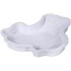 Weqizuerqi 35x28.5x4.3 Cm Piscina Per Rettili Plate Per Acqua Per Tartarughe Vasca Da Bagno Rettile Con Rampa Vaschetta Vasca Per Tartarughe Di terras Per Serpente Barba Tartaruga