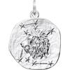 trendor Ciondolo con segno zodiacale Leone, in argento sterling 925 | Ciondoli con i segni zodiacali per donne, uomini e bambini, 20 mm, per donne, uomini e bambini, 08453-08