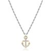 Brosway Collana Uomo in Acciaio | Collana con Simbolo Ancora | Collezione Seawolf - BWF02