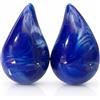 Majale - Orecchini a goccia da 3 cm in acciaio inossidabile e resina colorata | Orecchini a lacrima da donna | Orecchini leggeri | Gioielleria elegante di tendenza, 3 cm, Acciaio inossidabile