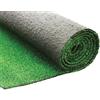Erba Sintetica per Giardino 25 mm 2x10m Fondo Drenante Verde