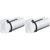 Grohe Vitalio Universal Supporto a parete per manopola doccia, 26183001 (Confezione da 2)