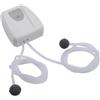 CashMuch Pompa di ossigeno solare da 3 W per laghetti da pesce con batteria da 2600 mAh - aeratore silenzioso per acqua da giardino all'aperto (bianco 3 W 2600)