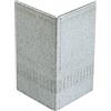 innogard 6016-002 - Raccordo angolare Esterno per Bordo Prato - Alu-Zinc - Bordatura Letto, Protezione anticorrosione, Altezza 20 cm