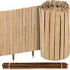 UrFence 300x40 Recinzione Aiuole Flessibile in Bambù - Staccionata in Legno Bassa in Rotoli - Cordolo per Aiuole - Divisori Prato e Alberi - Piccolo Recinto Giardino Esterno - Bordura per Aiuola Legno