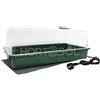HORTOSOL 30w XXL grande mini serra Riscaldata plastica rigida 56x32x21 cm