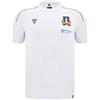 Macron Maglietta in Cotone Adulto Athleisure Italia Rugby Bianco, bianco, XXL