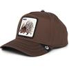Goorin Bros. Cappello da Camionista Unisex Tutta Tela por The Farm, Marrone Scuro (Porcupine 100), Taglia Unica