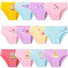 Adorel Mutande Cotone Intimo Slip Bambina Confezione da 12 Orso 2-4 Anni (Dimensione del Produttore S)