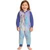 United Labels Disney La regina del ghiaccio per ragazze - Elsa Frozen Tuta per bambini, pigiama viola, Lilla, 122-128