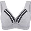 Tnfeeon Reggiseno Allattamento Senza Cuciture delle Donne, Biancheria Intima Incinta delle Donne Incinte del Reggiseno di Maternità di Sonno del Cotone Molle(L-Grigio)