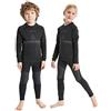 NOOYME Intimo Termico Bambino Biancheria Intima Termica Bambina Pantaloni e Maglia Termica Traspirante Asciugatura Rapida per Sci Corsa Calcio